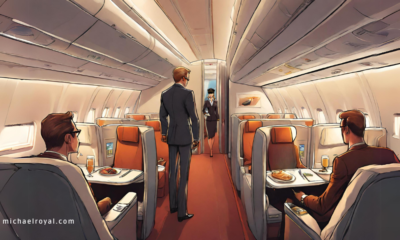 Comparison between First Class and Business Class flight experience